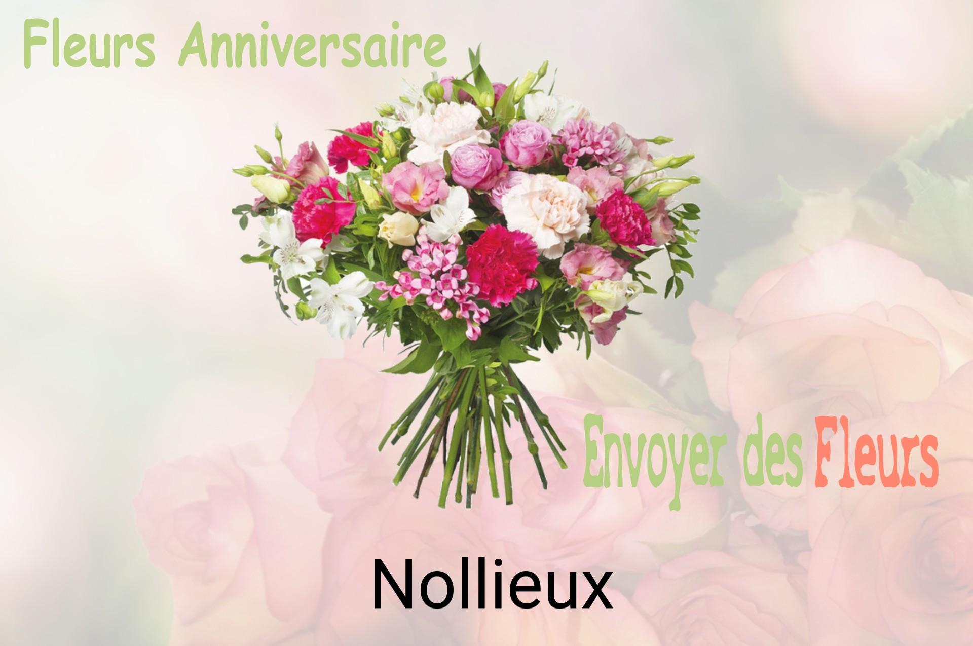 Bouquet de fleurs d’anniversaire livré à Nollieux
